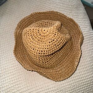 Stylish Tan Crochet bucket Hat